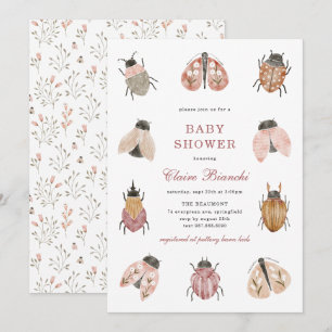 Lovebug Baby Shower Invitation