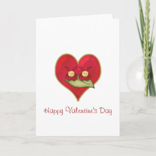 Lovebugs Valentine's Day Greeting Card