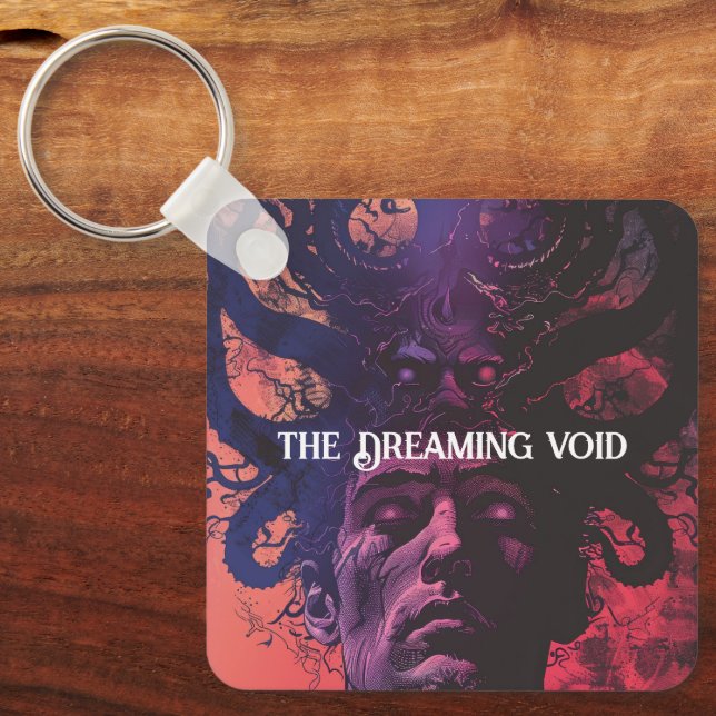 Lovecraftian Dark fantasy Key Ring (Front)
