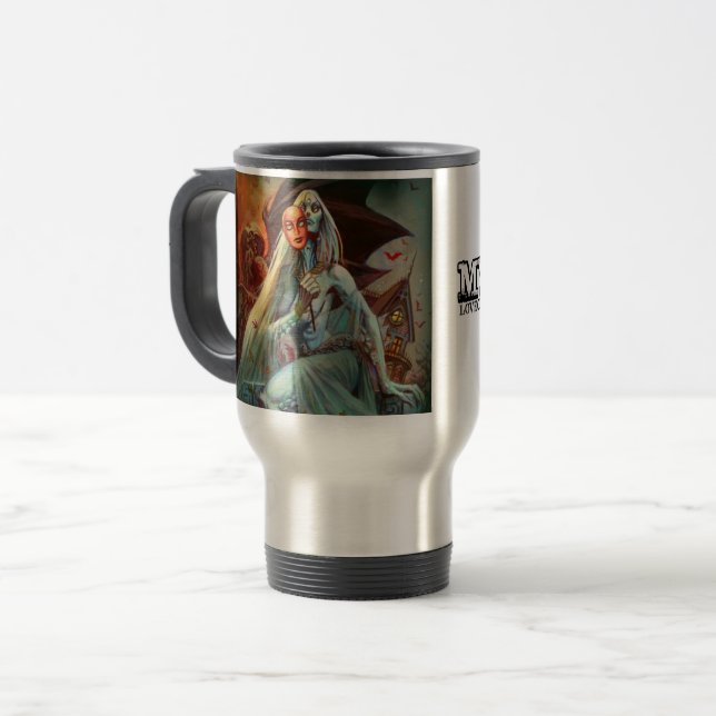 Lovecraft's Mythos travel mug (Front Left)