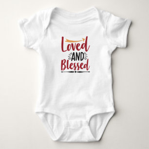 Loved and Blessed Baby Bodysuit