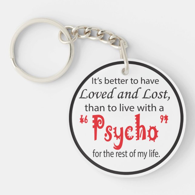 Loved and Lost | Divorce Key Ring (Front)