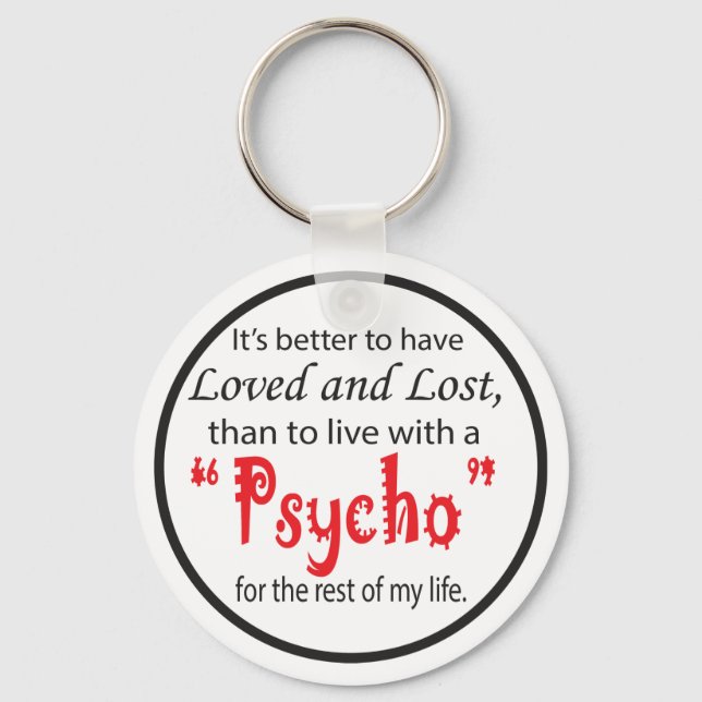 Loved and Lost | Divorce Keychain (Front)