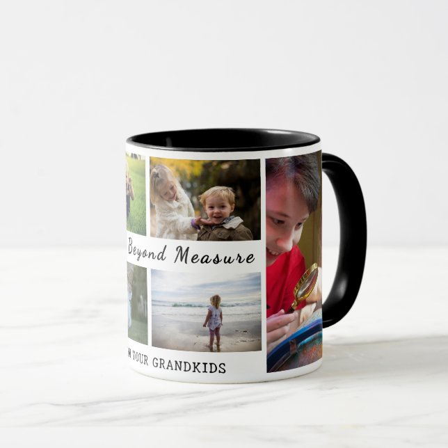 Loved Beyond Measure – Grandparents Mug Gift (Front Right)