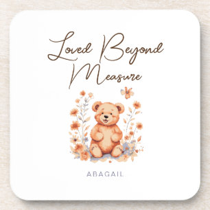 Loved Beyond Measure Latte Mug Coaster