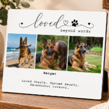 Loved Beyond Words White Pet Memorial Three Photo