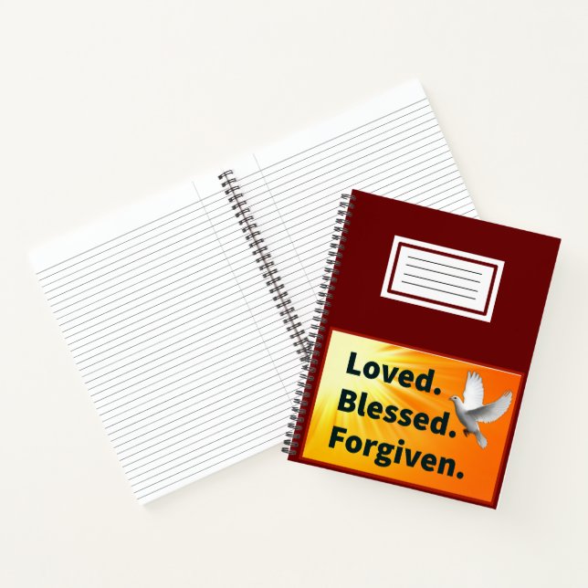 Loved.Blessed.Forgiven. Notebook (Inside)