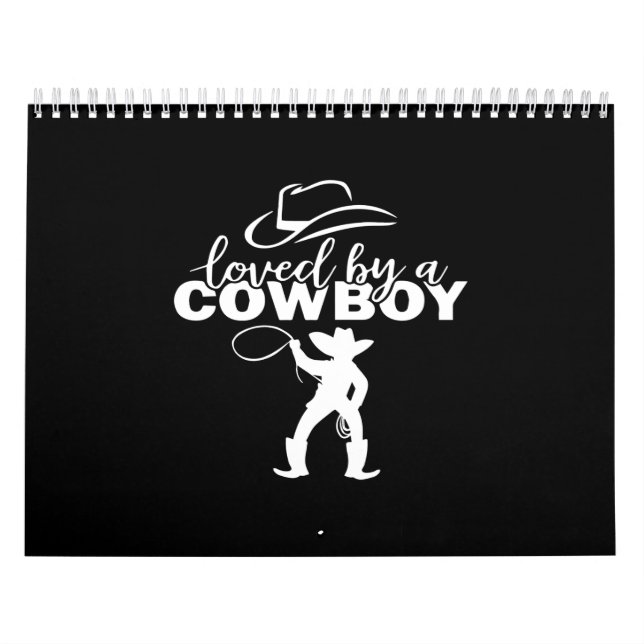 loved by a cowboy calendar (Cover)