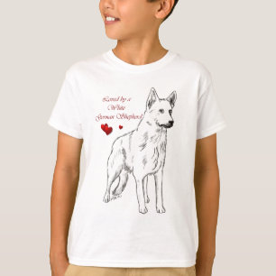 Loved By A White German Shepherd T-Shirt