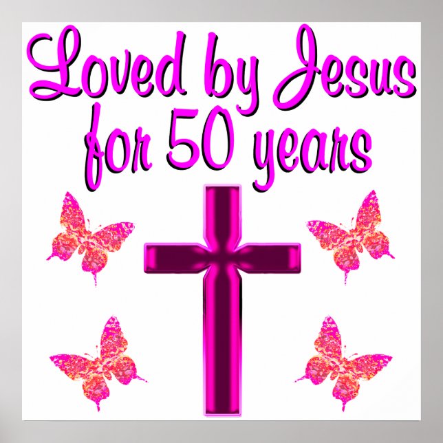 LOVED BY JESUS FOR 50 YEARS POSTER (Front)