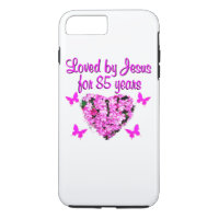 LOVED BY JESUS FOR 85 YEARS FLORAL DESIGN