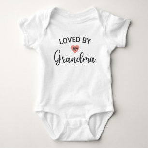 Loved By My Grandma Baby Bodysuit