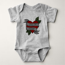 LOVED BY MY MUM - Heart-sash tattoo -