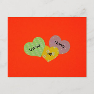 Loved by Nana Postcard