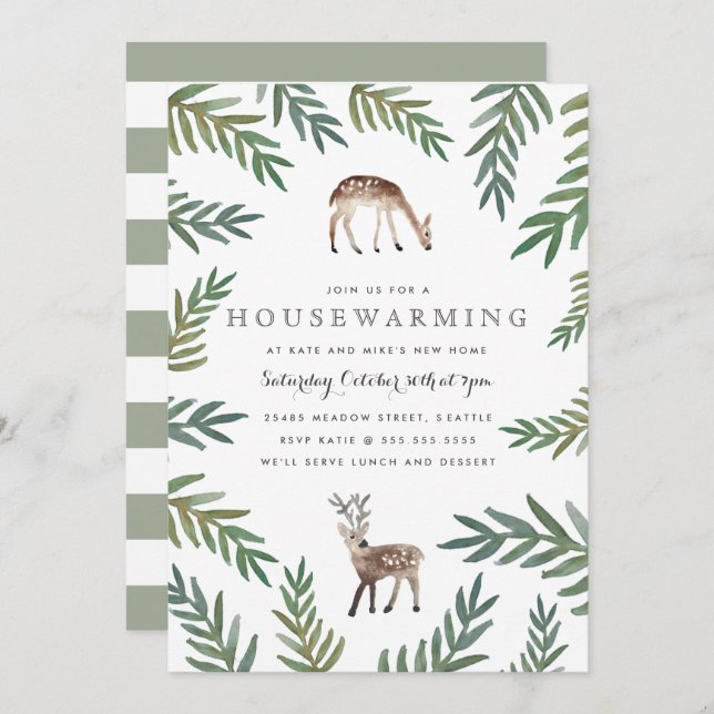 Loved Dearly Housewarming Invitation (Front/Back)