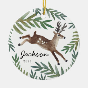 Loved Dearly Photo Keepsake Ceramic Tree Decoration