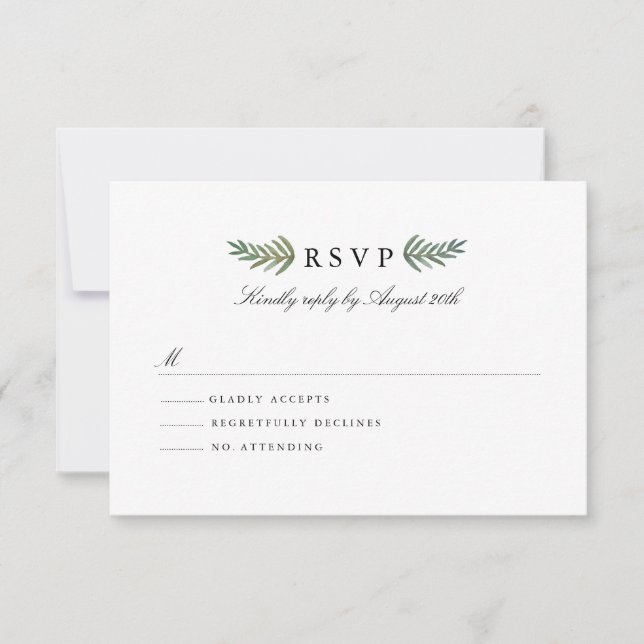 Loved Dearly RSVP (Front)