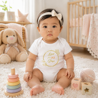 Loved for 365 Days Baby Bodysuit girl