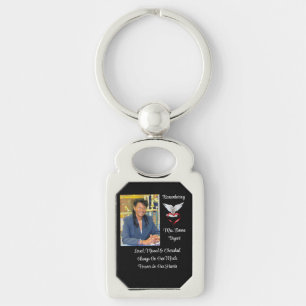 Loved, Missed & Cherished Memorial Key Ring