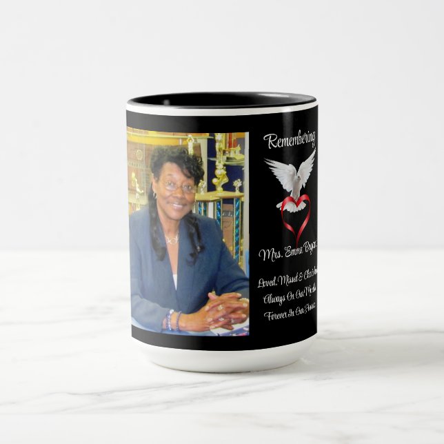 Loved, Missed & Cherished Memorial  Mug (Center)