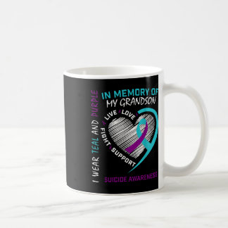 Loved One In Memory Of Grandson Suicide Awareness Coffee Mug