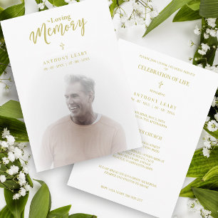 Loved One Man In Loving Memory Funeral