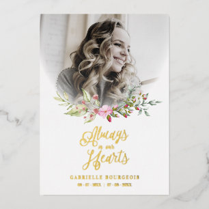 Loved One Woman In Memoriam Funeral Pink Wreath