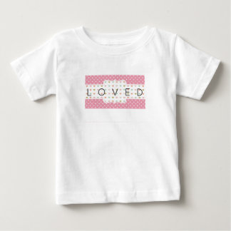 Loved Pastel Hearts & Polka Dots Cute T-Shirt