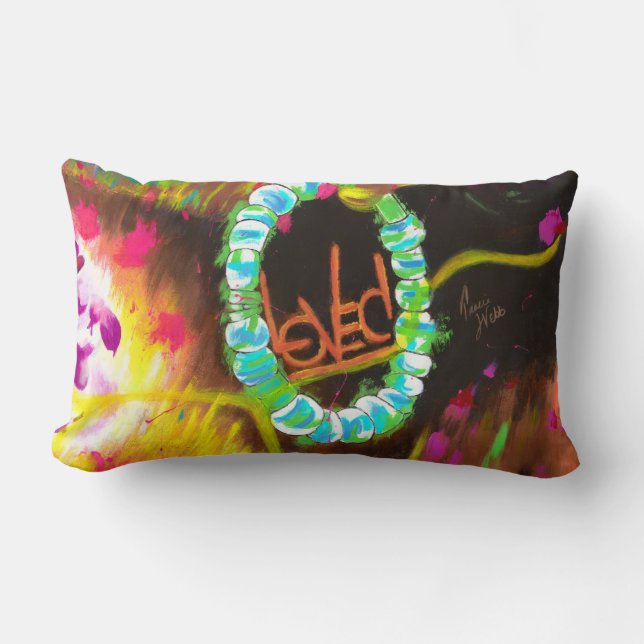Loved - Throw Pillow (Front)