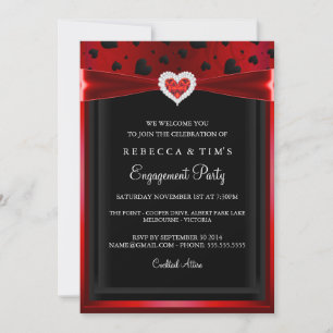 Loved up Engagement Party Invitation