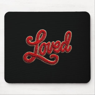 Loved Yarn Crochet Latch Hook Coquette Cozy Valent Mouse Mat