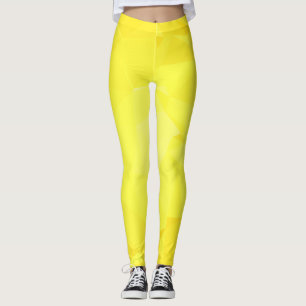 LoveGeo Abstract Geometric Design - Bumble Bee Leggings
