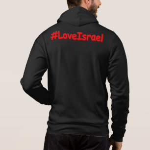 "#LoveIsrael" Cute Design. Buy Now Hoodie