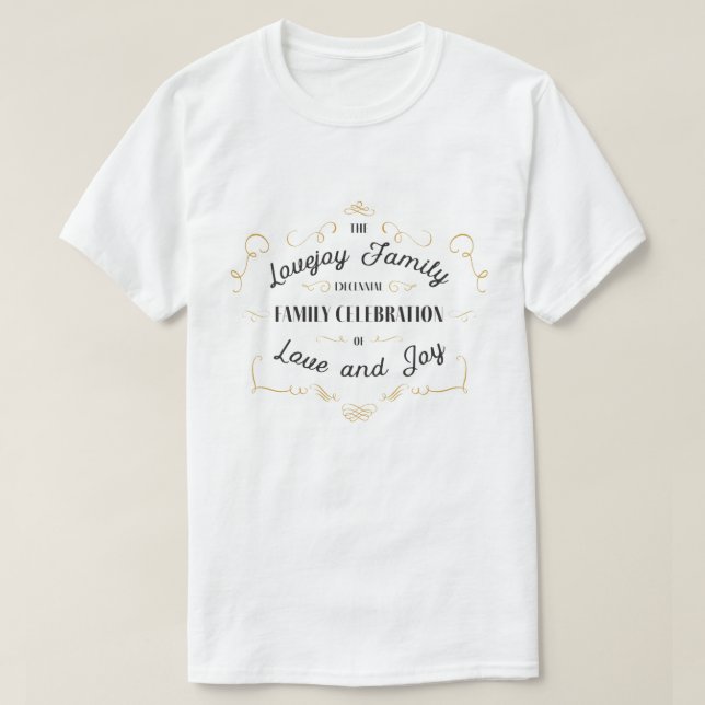 Lovejoy Celebration T-Shirt – White (Design Front)