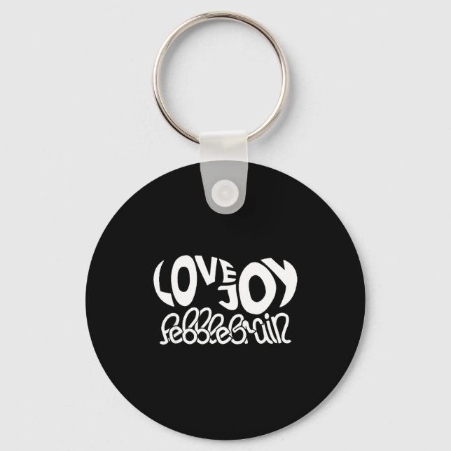 Lovejoy Fan Gift Graphic Design Music Lover  Key Ring (Front)