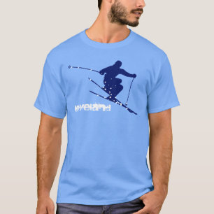 Loveland Blue Snow Ski T-Shirt