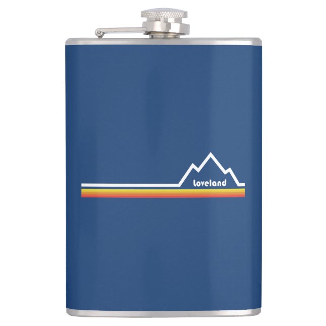 Loveland, Colorado Hip Flask (Front)