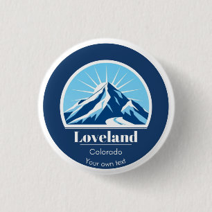 Loveland Colorado USA gift souvenir 3 Cm Round Badge