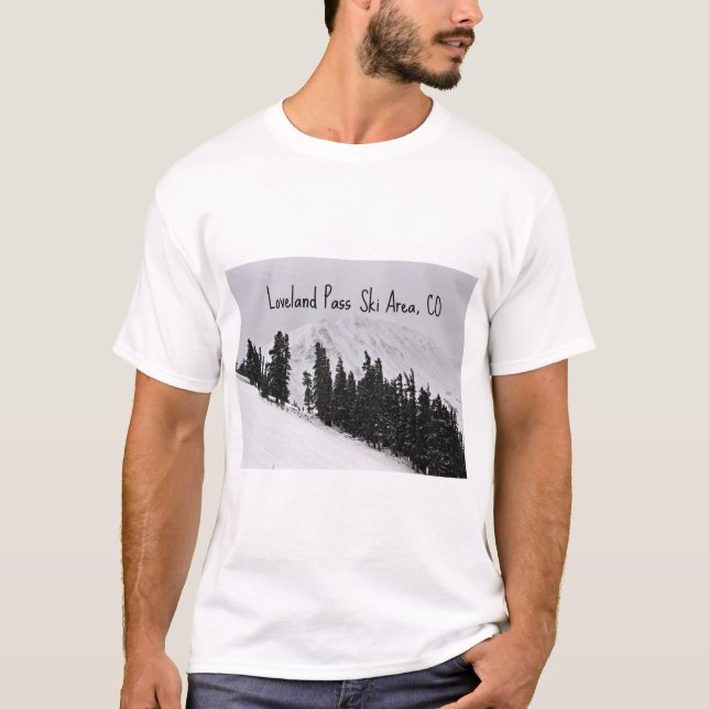 Loveland Pass Ski Area, CO T-Shirt (Front)
