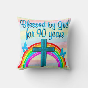 LOVELY 90TH BIRTHDAY BLESSINGS PILLOW