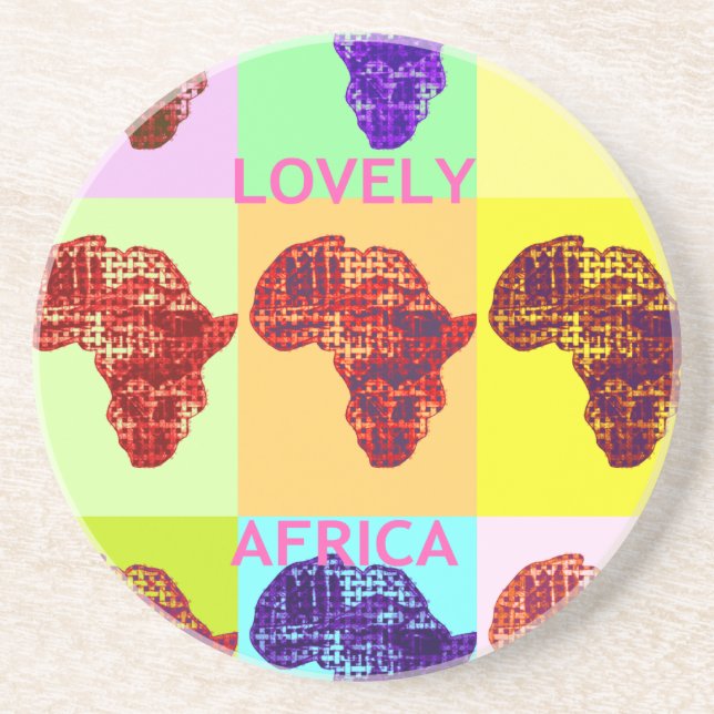 LOVELY AFRICA COASTER (Front)