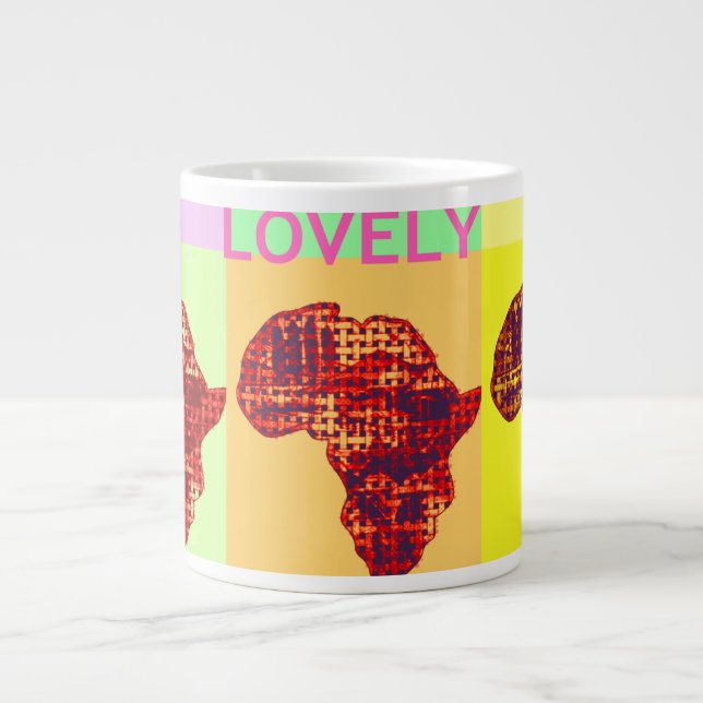 Lovely Africa colours Home Drink jumbo Coffee Mugs (Front)