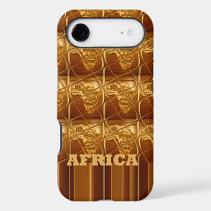 Lovely Africa: Golden Grid Map
