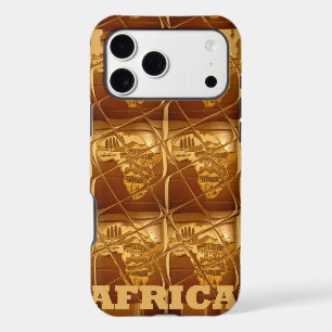 Lovely Africa: Golden Grid Map