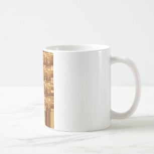 Lovely Africa: Golden Grid Map Coffee Mug