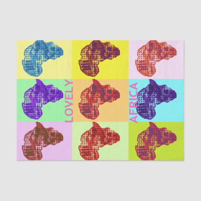 Lovely Africa Tissue Paper (Front)