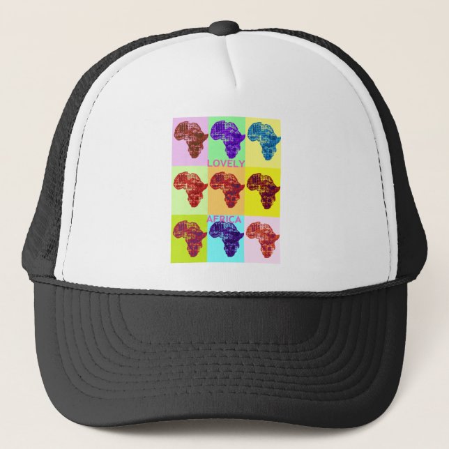 LOVELY AFRICA TRUCKER HAT (Front)