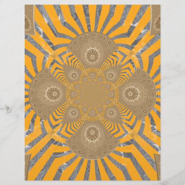Lovely African amazing symmetrical pattern design (Front)