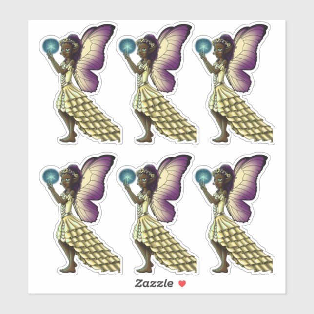 Lovely African American Fairies (Sheet)