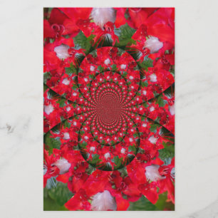 Lovely Alien Crimson Stationery